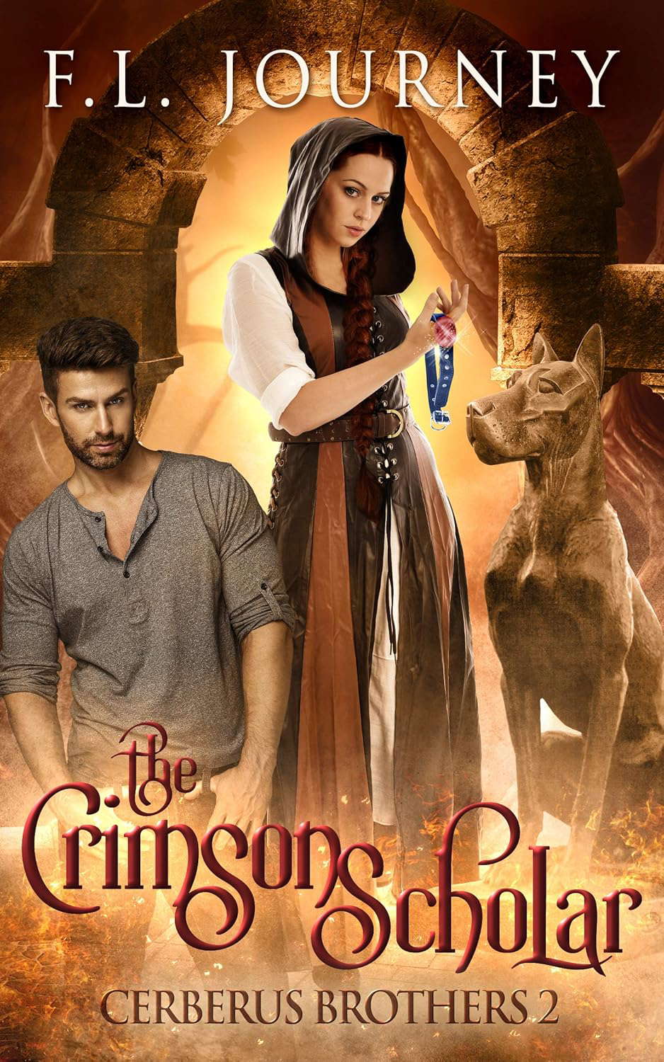 The Crimson Scholar (Cerberus Brothers Book 2) poster