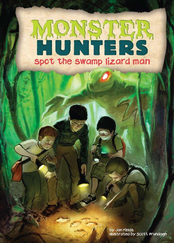 Spot the Swamp Lizard Man (Monster Hunters) poster