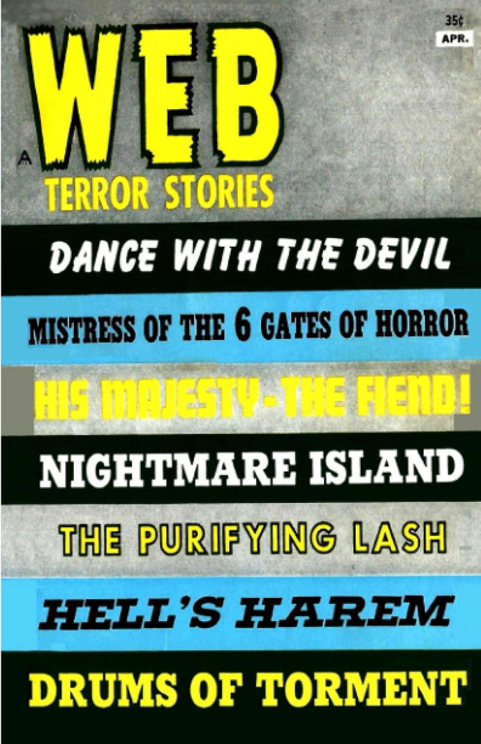 Web Terror Stories, April 1964 poster