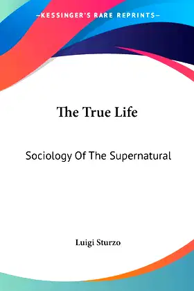 The True Life: Sociology Of The Supernatural poster