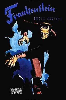 FRANKENSTEIN: WARNING! THE MONSTER IS LOOSE! - 5X8 JOURNAL poster