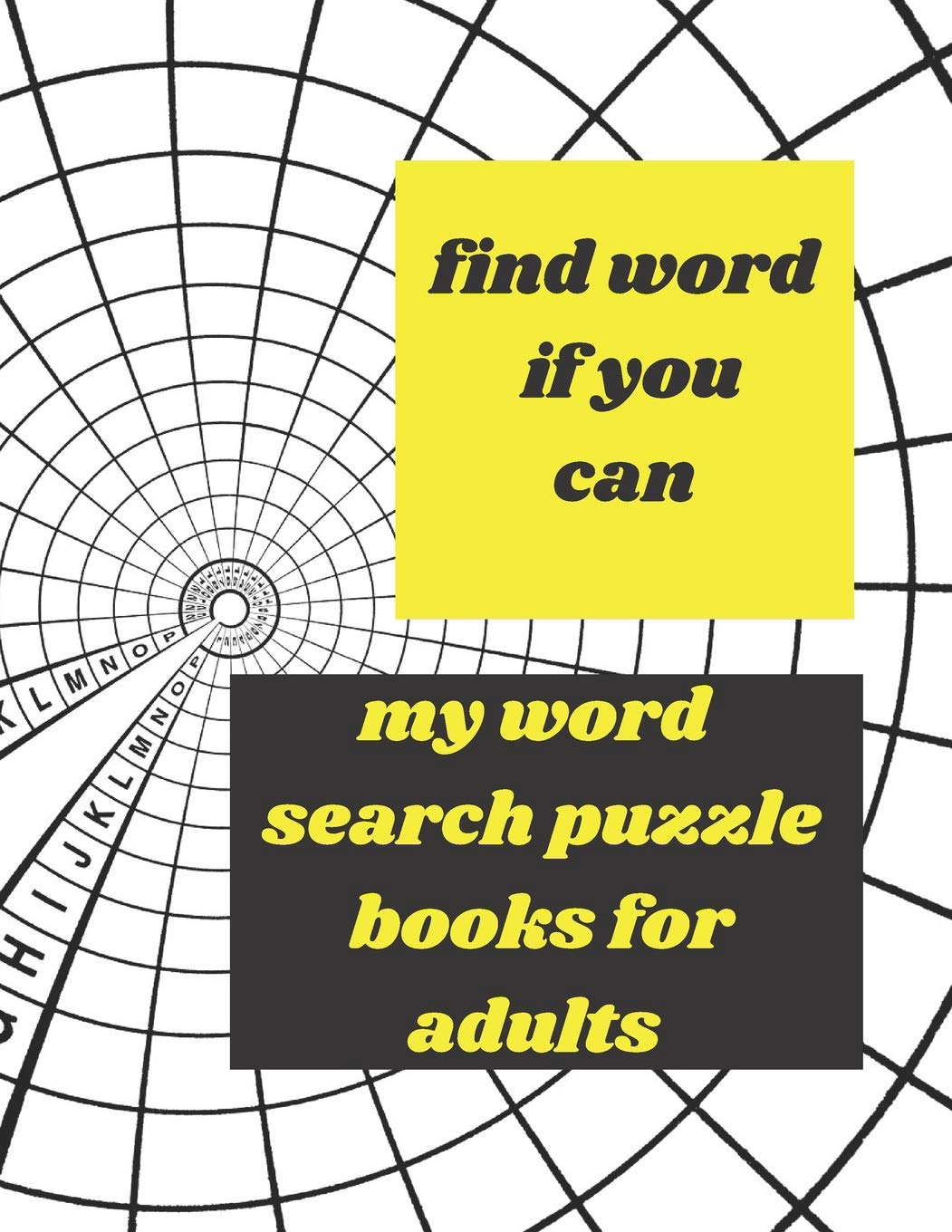 find word if you can: my word search puzzle books for adults poster