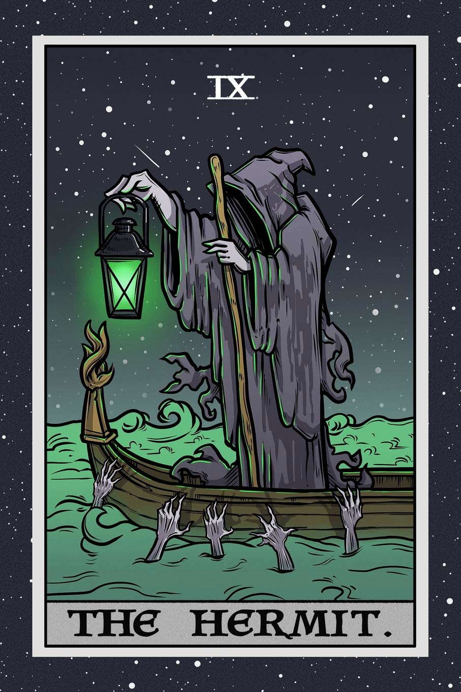The Hermit: Tarot Card Notebook poster