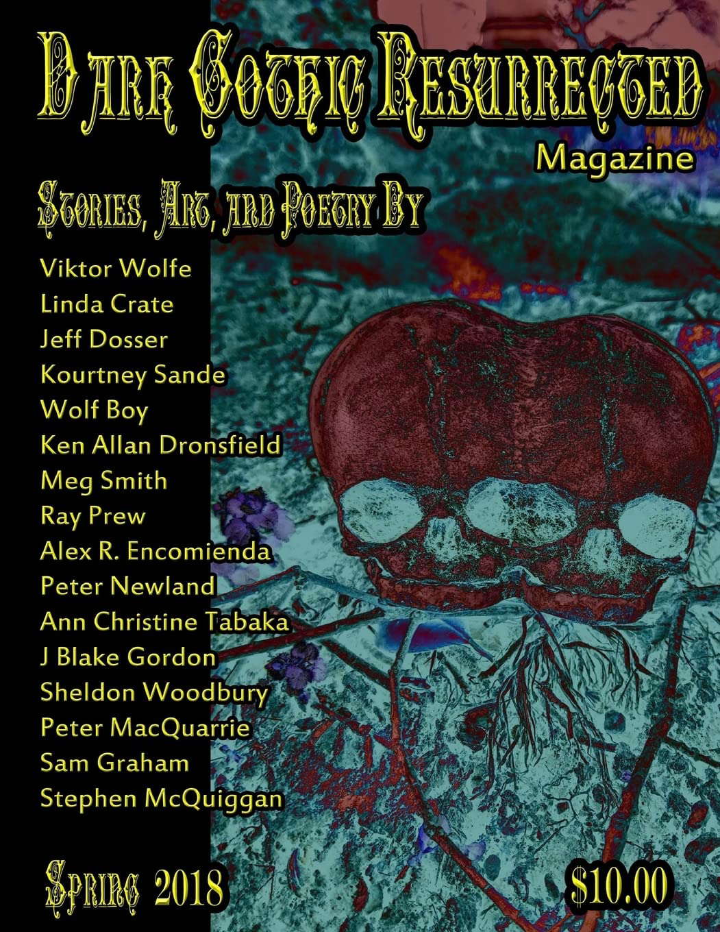 Dark Gothic Resurrected Magazine Spring 2018 poster