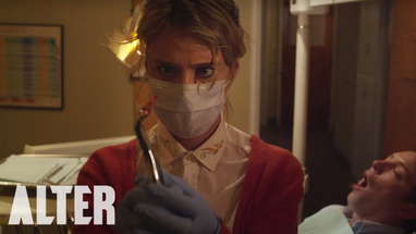 Horror Short Film "EMPTIED" | ALTER | Starring Mackenzie Davis poster