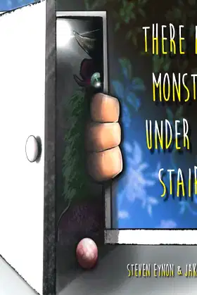 THERE IS A MONSTER UNDER THE STAIRS poster