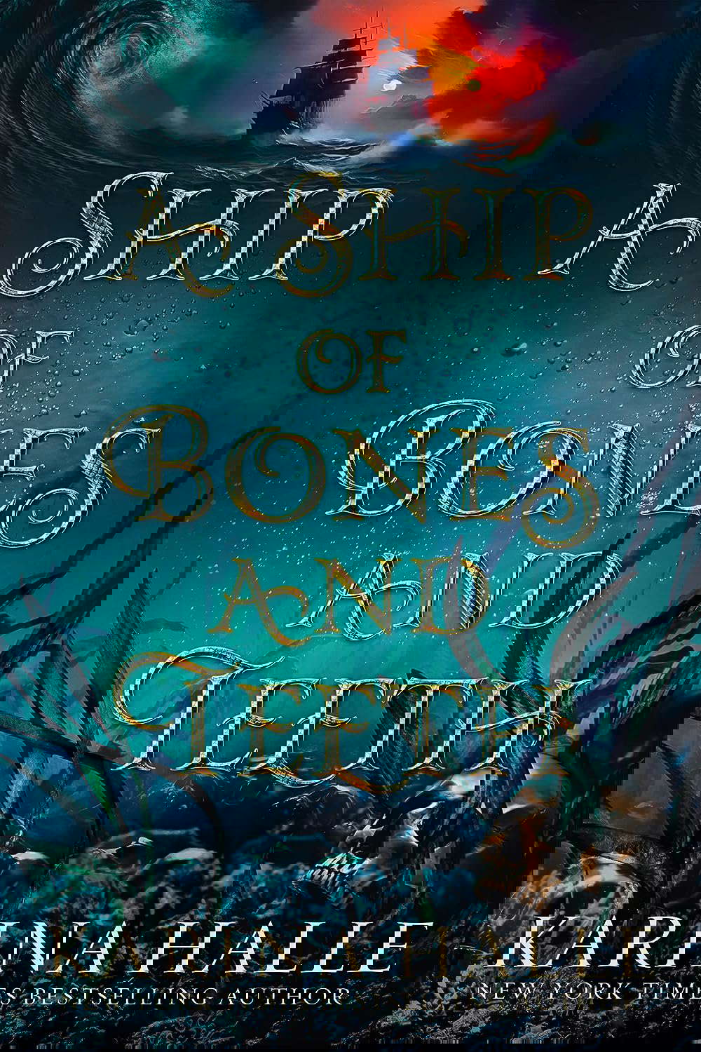 A Ship of Bones & Teeth: A dark Little Mermaid retelling (Nightwind Book 1) poster