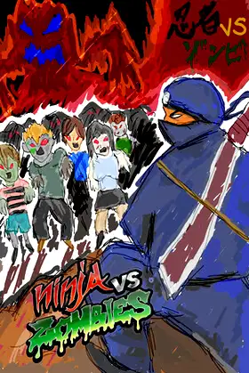 Ninja VS Zombies poster
