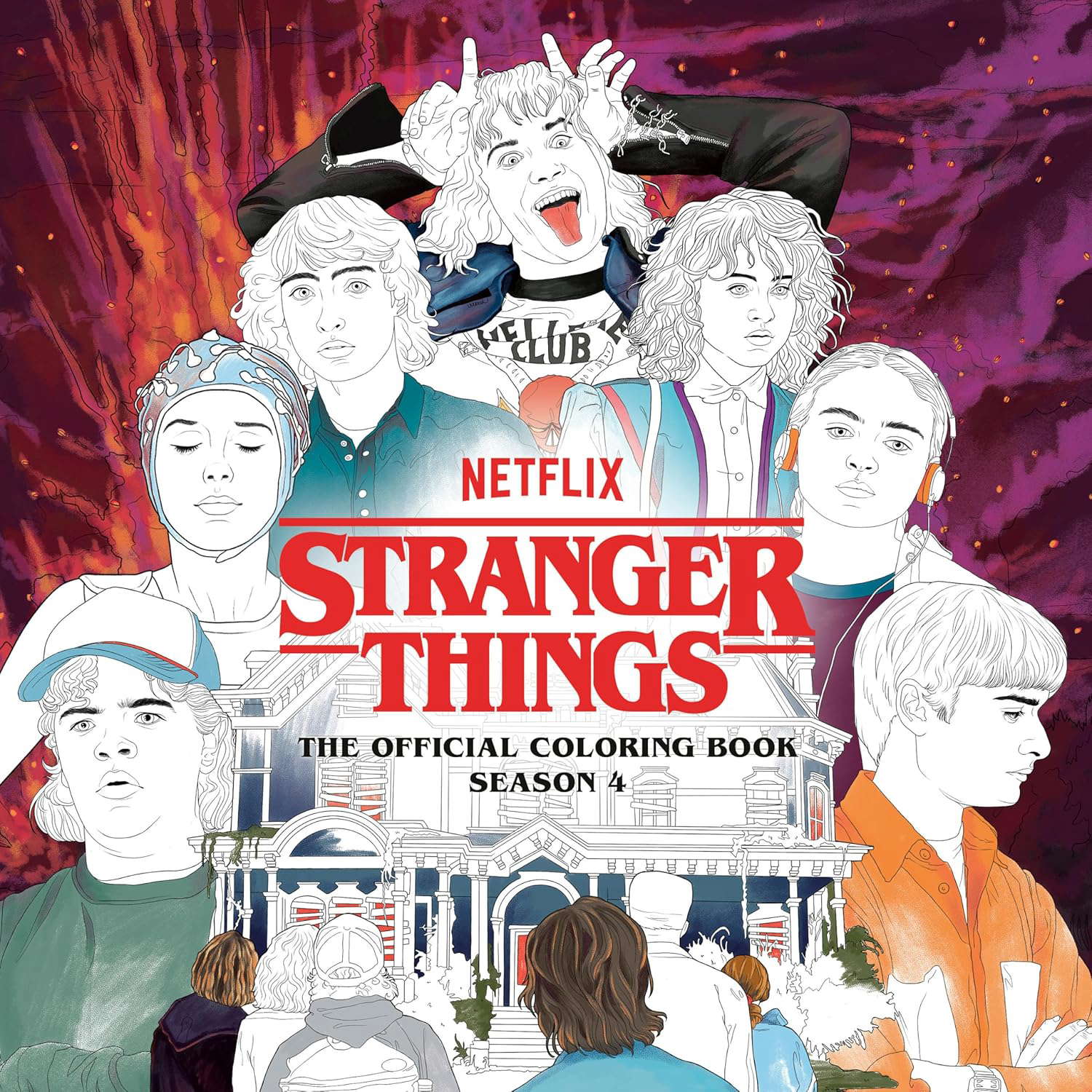 Stranger Things: The Official Coloring Book, Season 4 poster