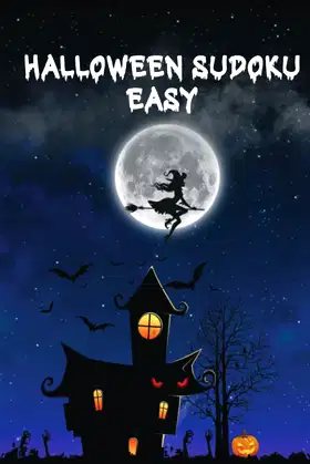 HALLOWEEN SUDOKU EASY: 100 Sudoku with Solutions for beginner, 8.5x11 inch poster
