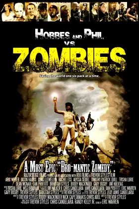 Hobbes & Phil V.S. Zombies poster