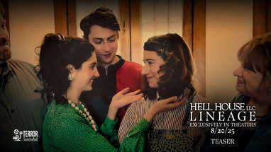 HELL HOUSE LLC: LINEAGE | Something's Coming | EXCLUSIVELY IN THEATERS 8/20/25 poster