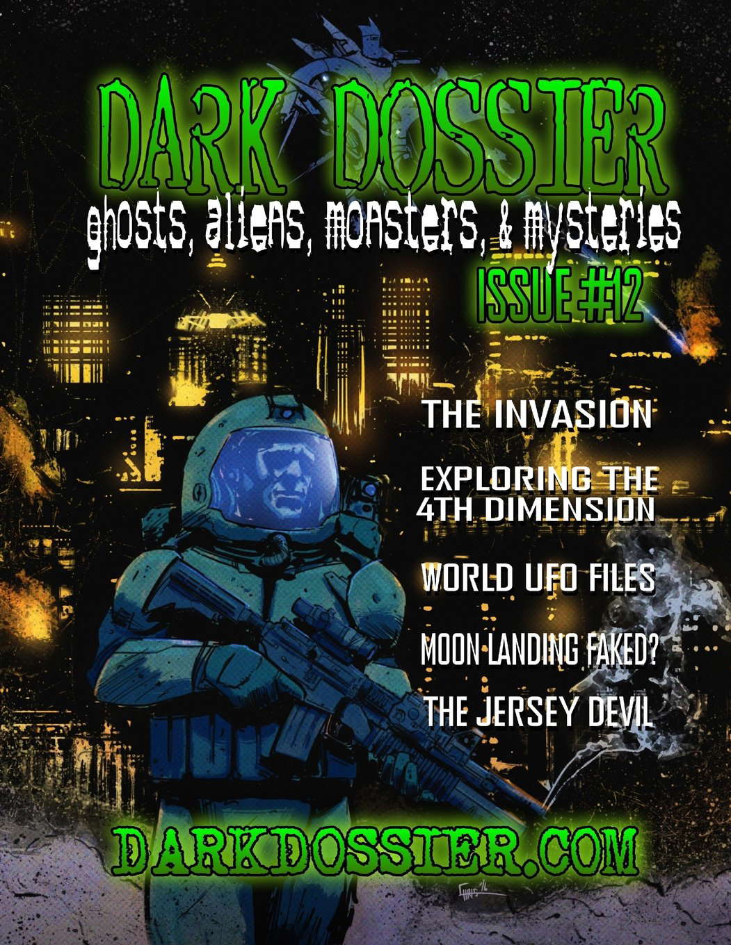 Dark Dossier #12: The Magazine of Ghosts, Aliens, Monsters, & Mysteries! poster