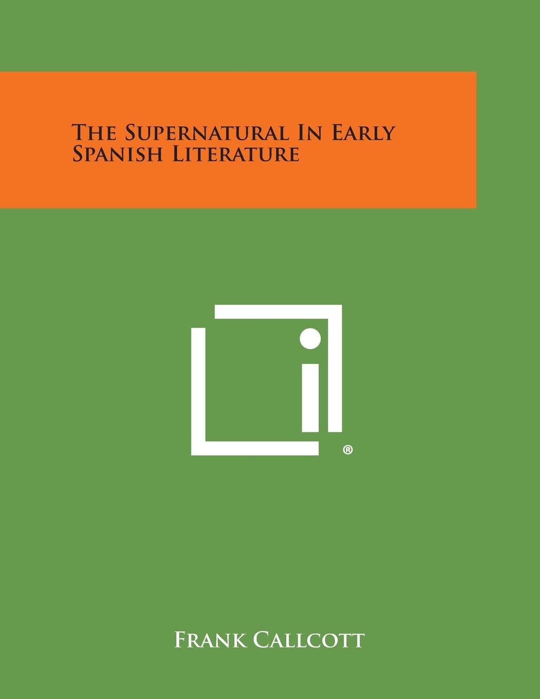 The Supernatural in Early Spanish Literature poster