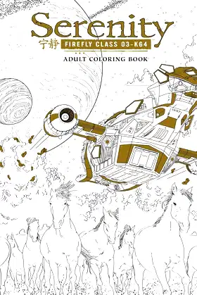 Serenity Adult Coloring Book poster
