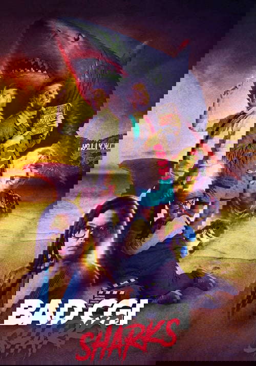 Bad CGI Sharks poster