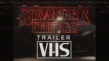 Stranger Things (2016) Trailer - 80's VHS Tape poster