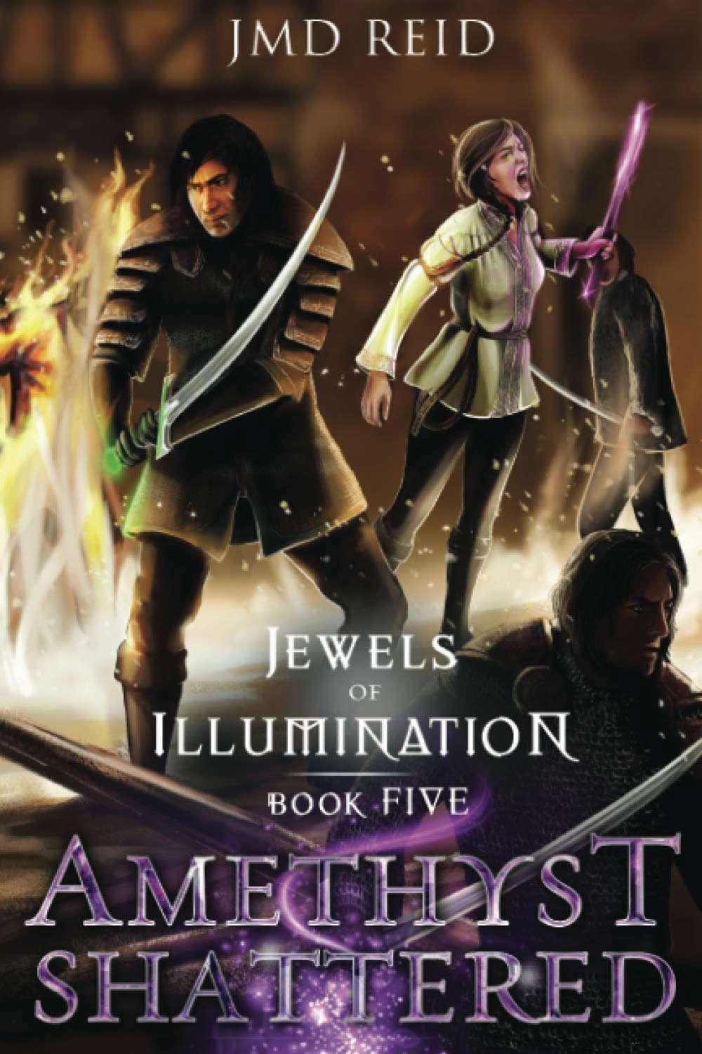 Amethyst Shattered (Jewels of Illumination) poster