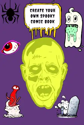 Create Your Own Spooky Comic Book poster