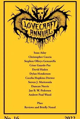 Lovecraft Annual No. 16 (2022) poster
