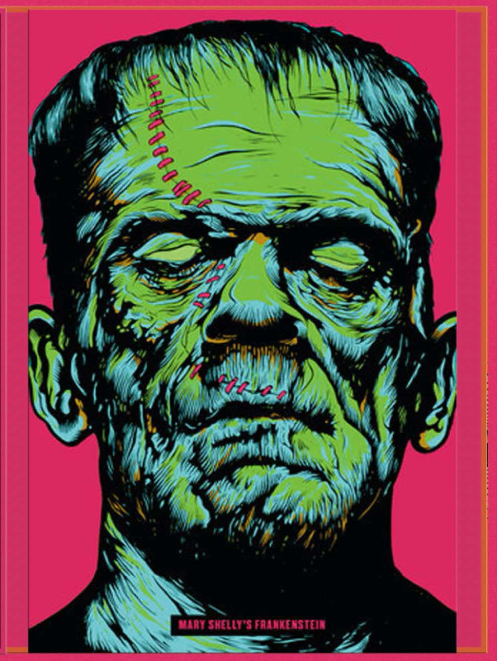 Frankenstein MARY SHELLEY poster