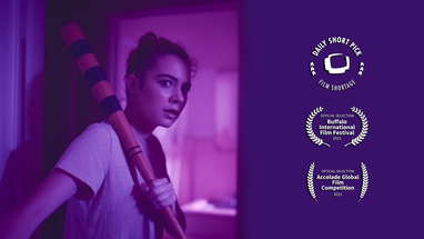Girl finally faces what's been haunting her apartment - Short Film poster