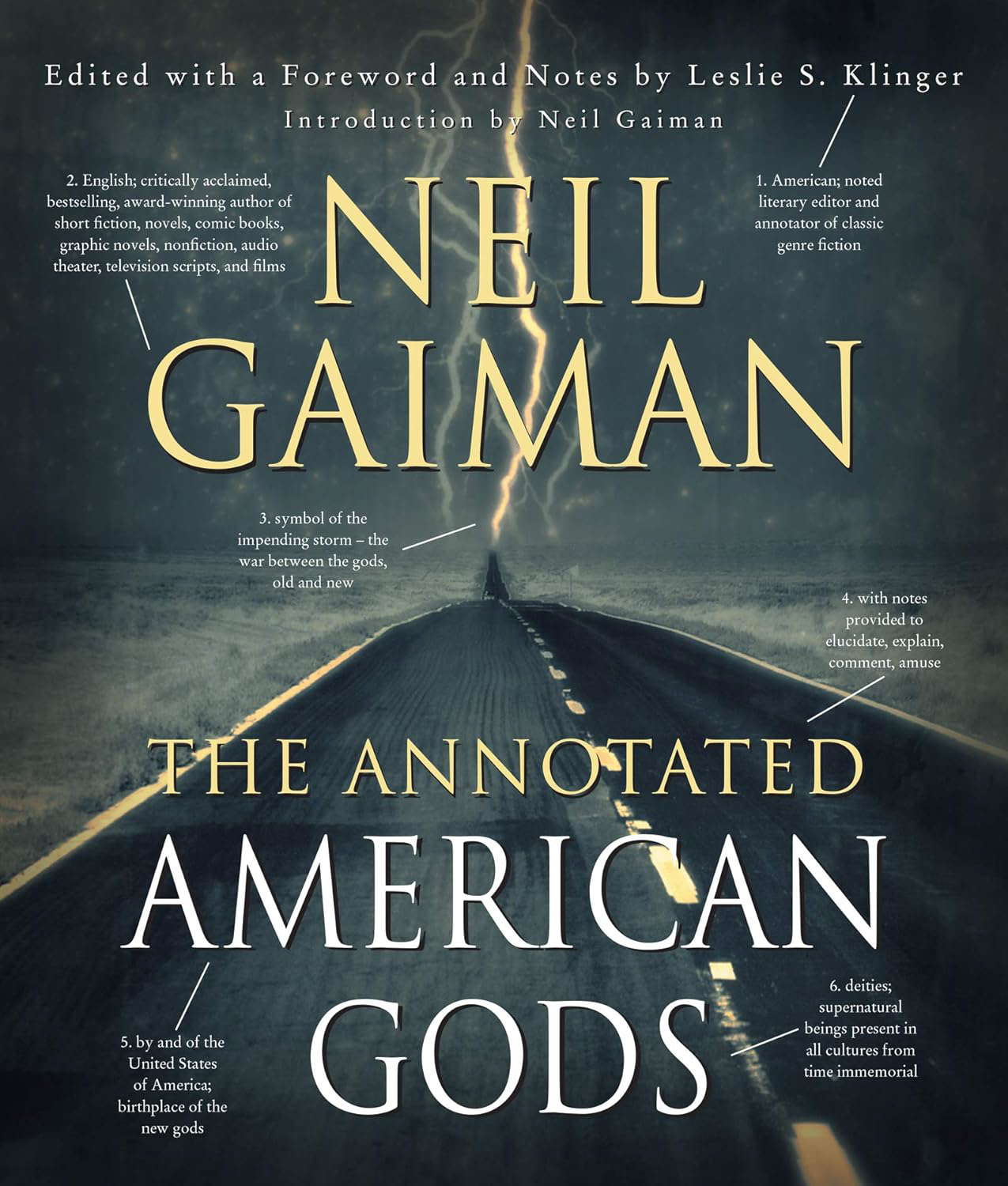 The Annotated American Gods poster