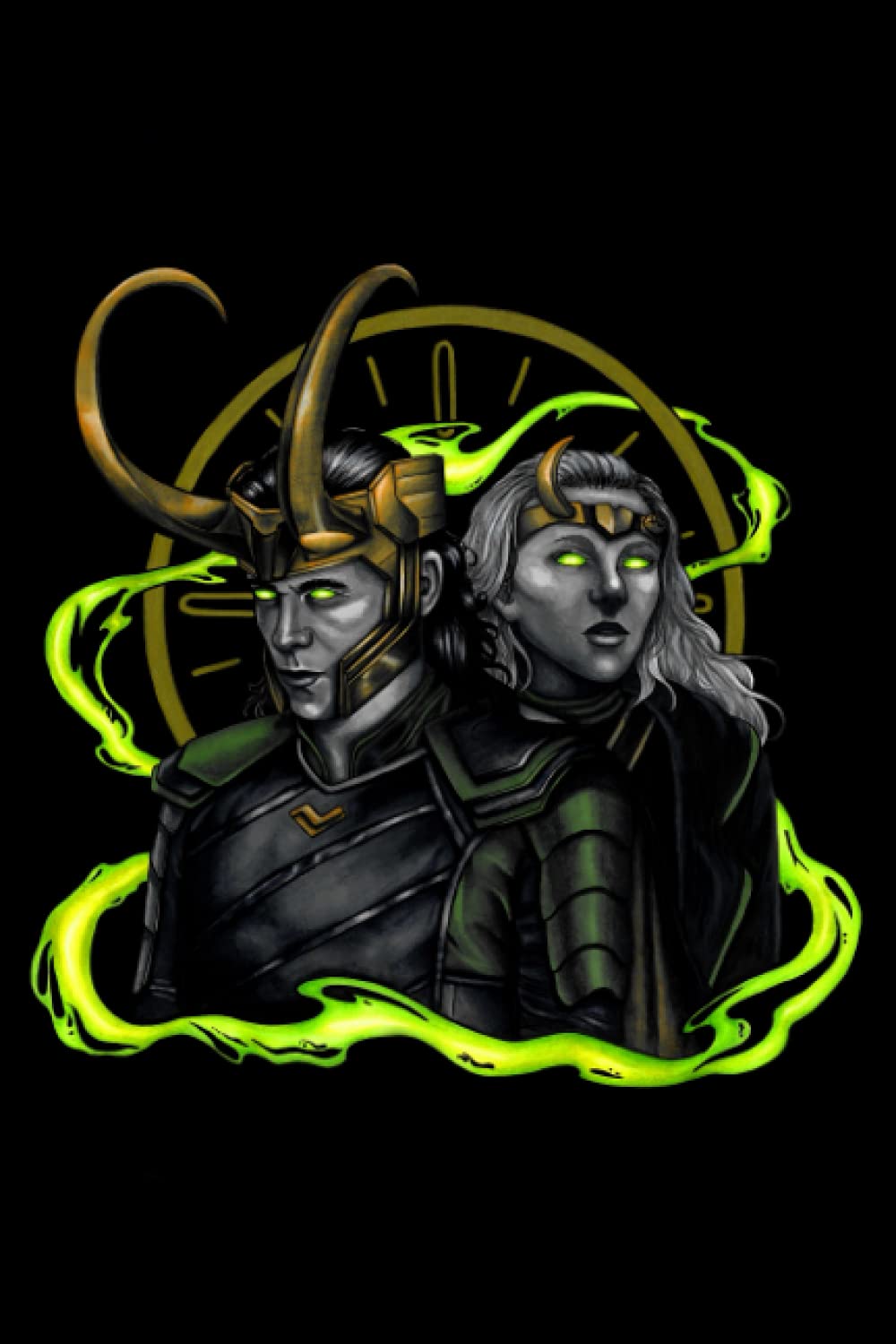 Journal Notebook - 150 Lined Pages: Loki and Sylvie poster