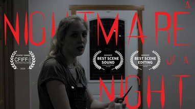 *AWARD WINNING* Long Take Horror Short Film - A Nightmare of a Night poster