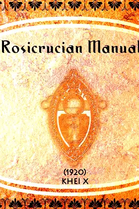 Rosicrucian Manual (1920) poster
