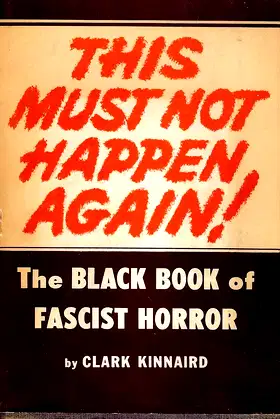 This Must Not Happen Again! The Black Book of Fascist Horror poster