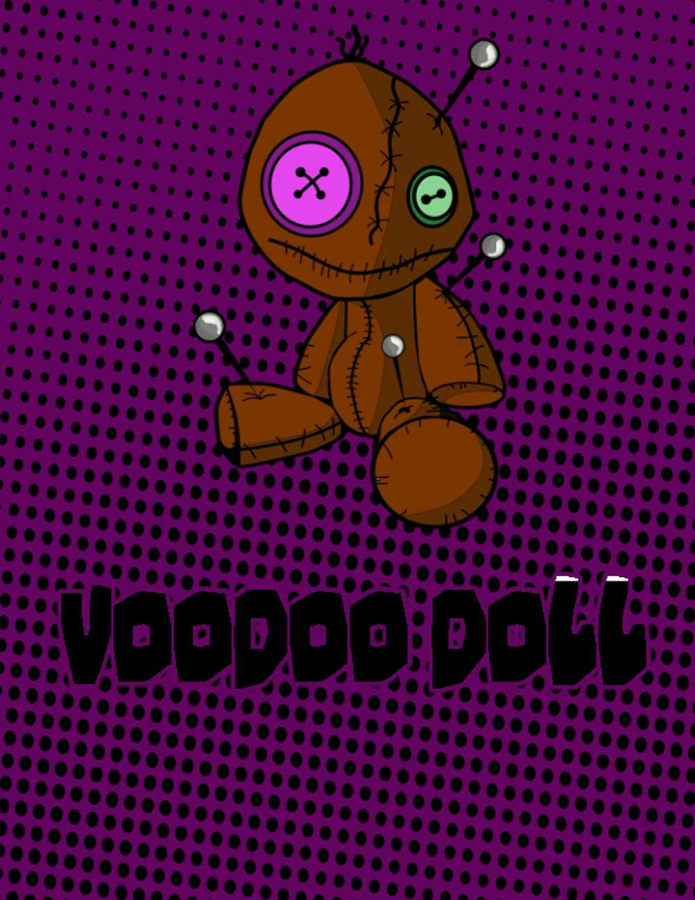 Voodoo Doll Comic Book: Phantom Purple poster