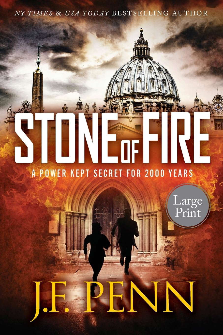 Stone of Fire: Large Print (ARKANE Large Print Thrillers) poster