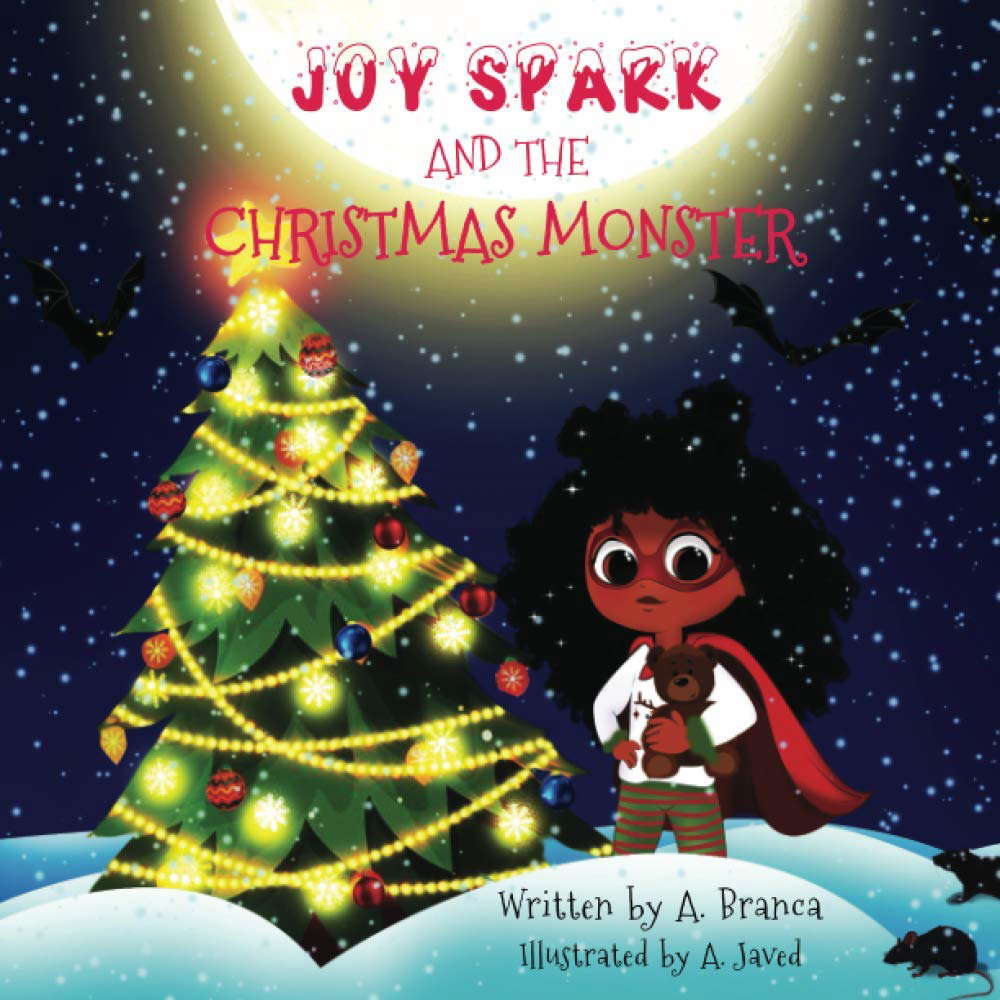 Joy Spark and the Christmas monster poster