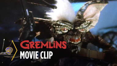 Billy Fights Gremlin poster