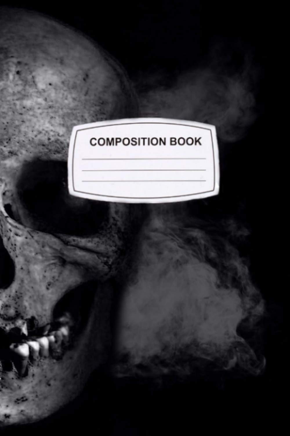 Composition Book : Skeleton Journal Notebook blank lined paper poster