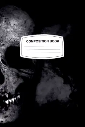 Composition Book : Skeleton Journal Notebook blank lined paper poster