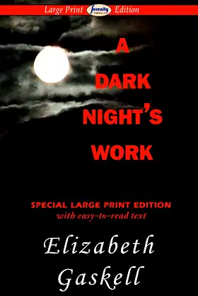 A Dark Night's Work (Large Print Edition) poster