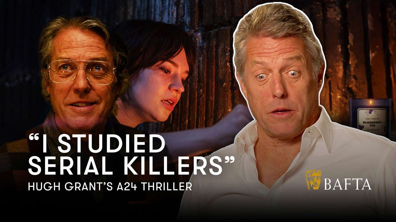 Hugh Grant was excited to be edgy as "f***ed up" horror villain in Heretic | BAFTA