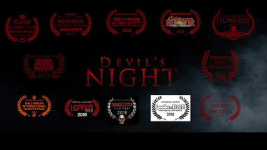 Devils Night | award winning short horror film | 2018 poster
