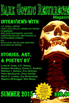 Dark Gothic Resurrected Magazine, Summer 2015 poster