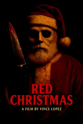 Red Christmas poster