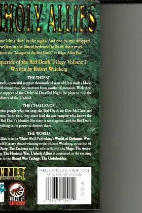 Unholy Allies (Masquerade of the Red Death Trilogy, Vol 2) poster