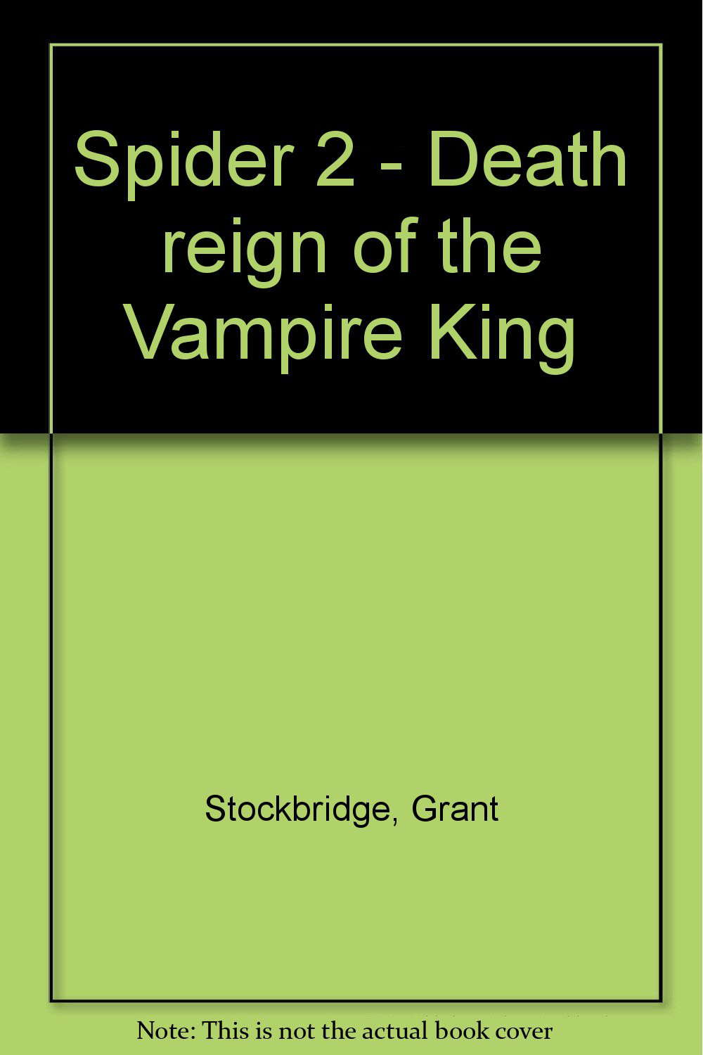 Death Reign of the Vampire King (Spider Series, #1) poster