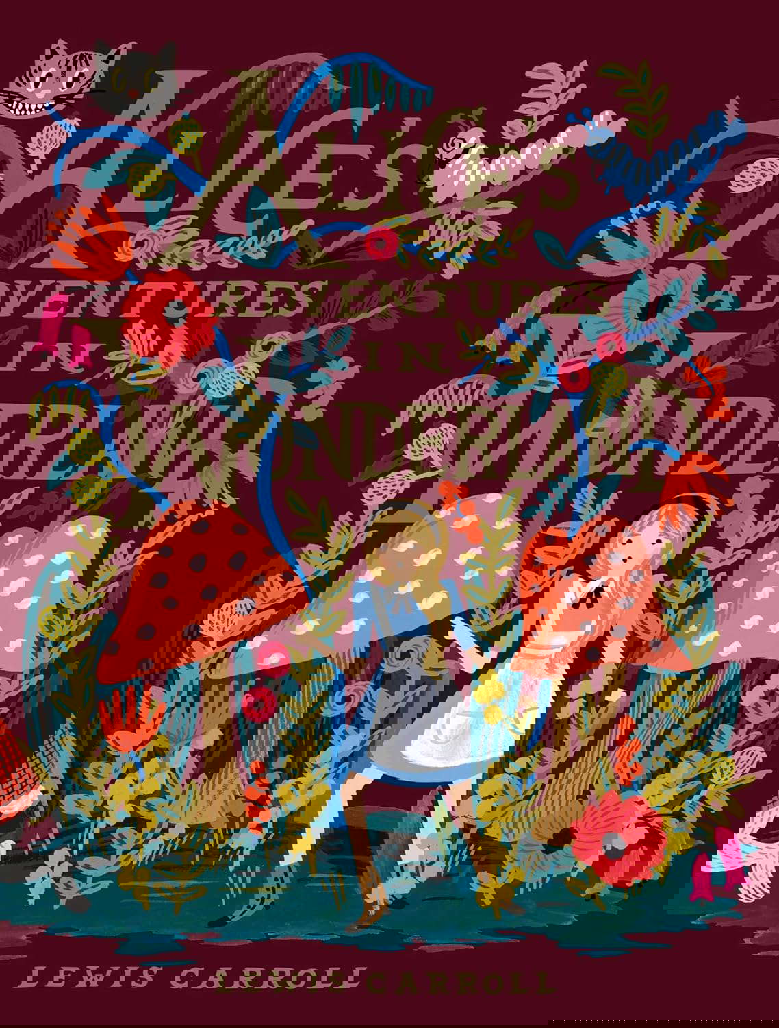 Alice's Adventures In Wonderland: Lewis Carroll poster