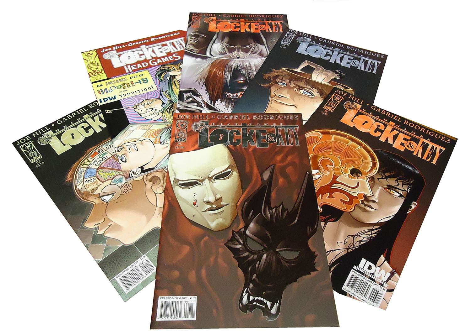 Locke & Key 2 Head Games 6 Issues First Printing Comics Set poster