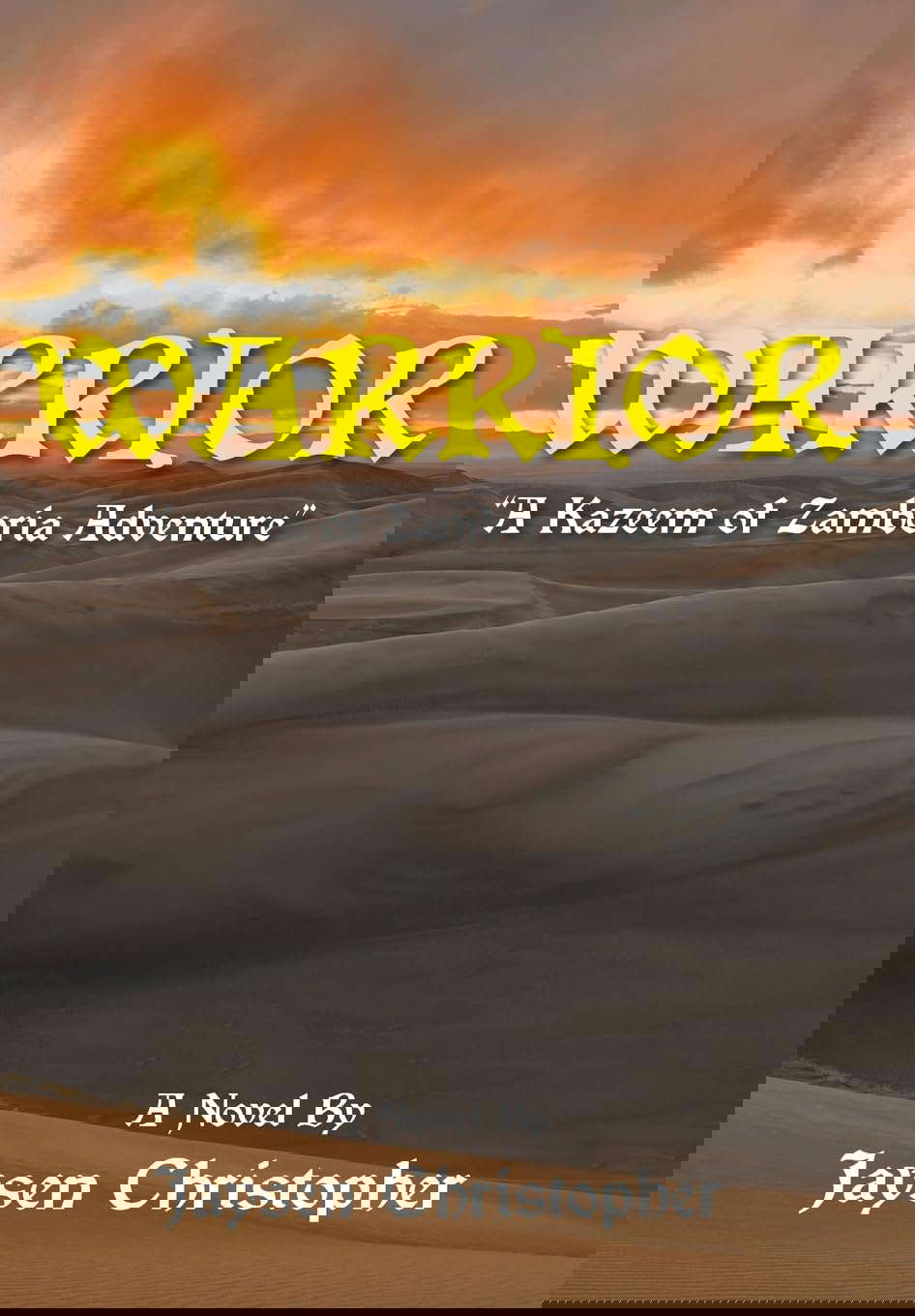 Warrior: "A Kazeem of Zamboria Adventure" poster
