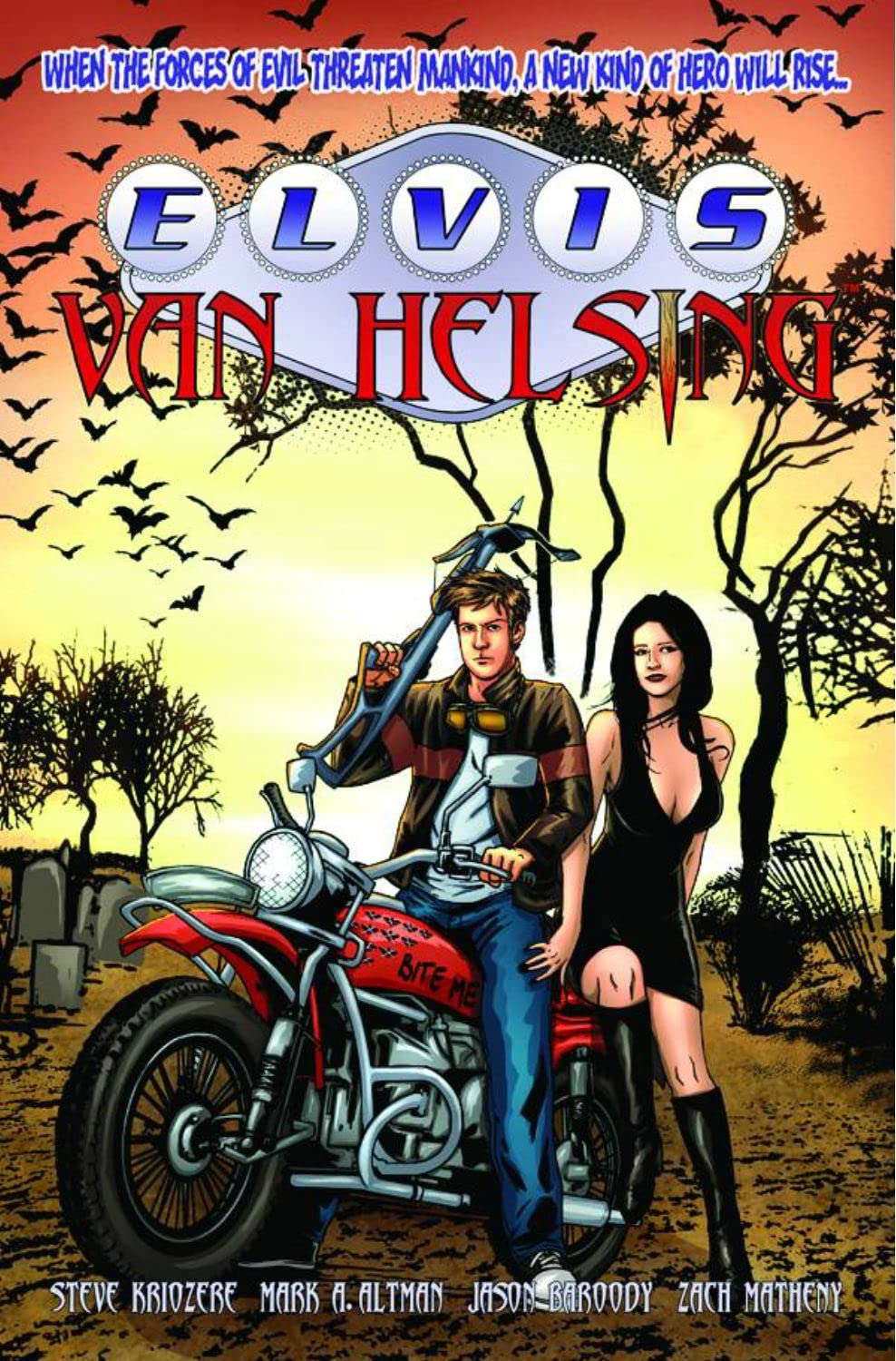 Elvis Van Helsing GN poster