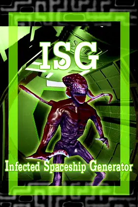 Infected spaceship generator poster