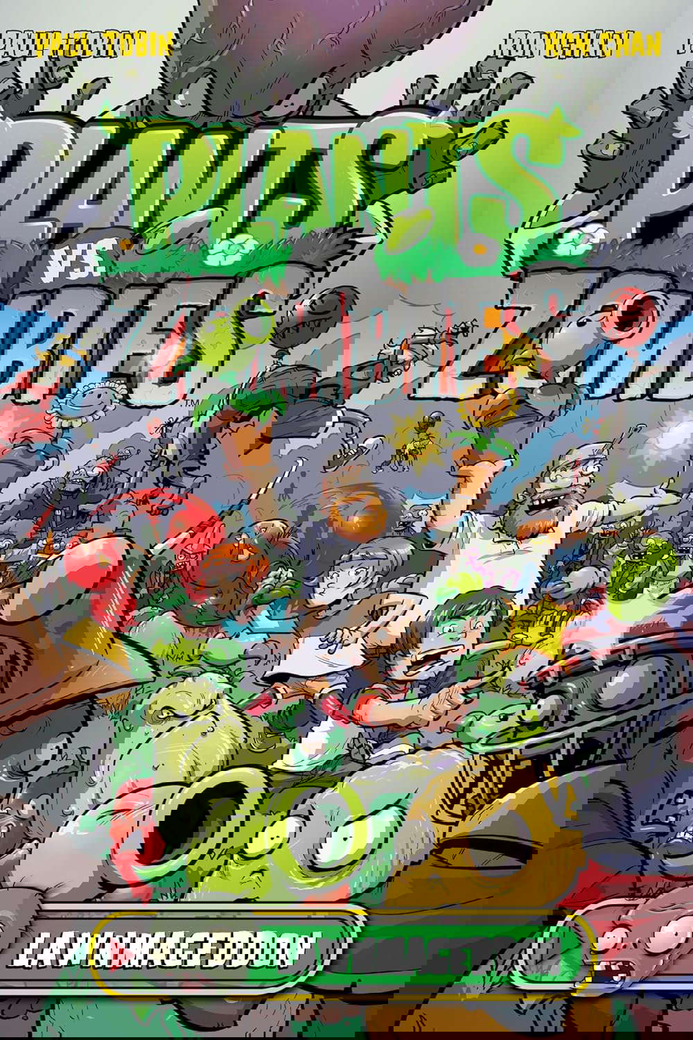 Plants vs. Zombies Volume 1: Lawnmageddon poster